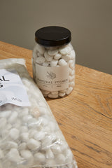 Waxed Marble Stones for Vases & Planters By Accent Decor - White - Image 2