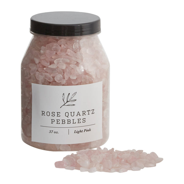Accent Decor Rose Quartz Natural Stone Decorative Vase Filler By Accent Decor