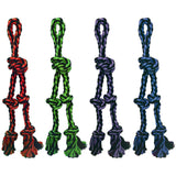 Multipet Nuts For Knots Rope with Danglers Dog Toy (2 Sizes Available)