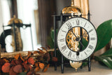 Hermle Bonn Black Skeleton Mantel Tabletop Clock, 23001000711