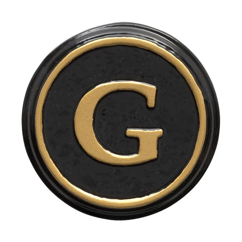 Whitehall Balmoral Personalized Monogram - Black