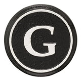 Whitehall Balmoral Personalized Monogram - Black/White