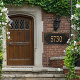 Whitehall Penbrook Signature Extra Grande Wall 1-Line Personalized Address Plaque - lifestyle