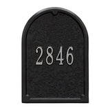 Whitehall Door Personalized Plaque - Black/Silver