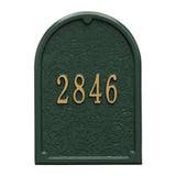 Whitehall Door Personalized Plaque - Green