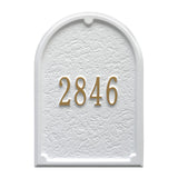 Whitehall Door Personalized Plaque - White