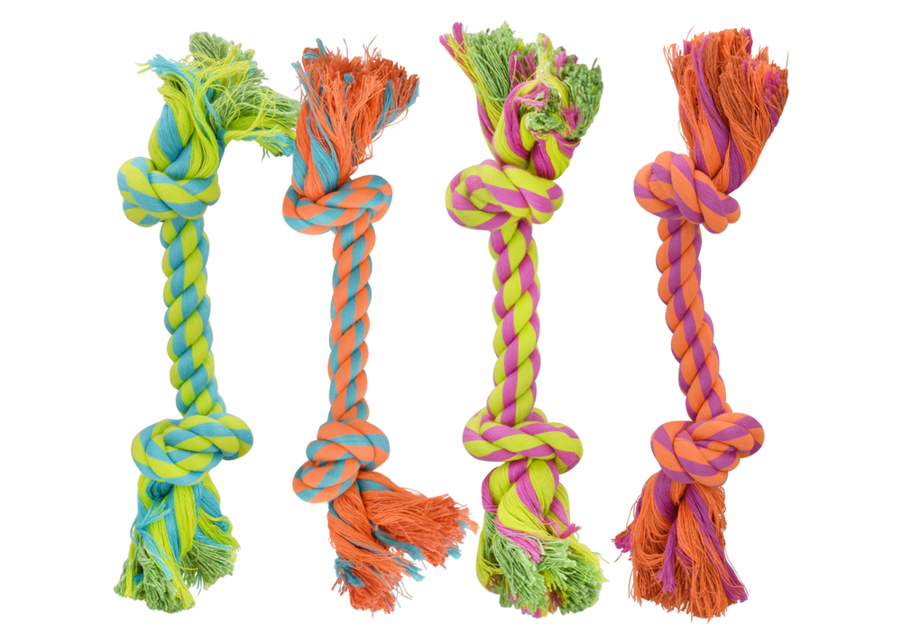 Multipet Nuts For Knots 2-Knot Rope Dog Toy - 8.5"