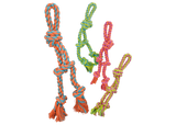 Multipet Nuts For Knots Rope with Danglers Dog Toy (2 Sizes Available)