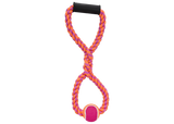 Multipet Nuts For Knots Rope Tug with Ball Dog Toy - 20"