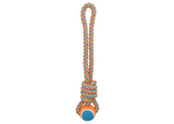 Multipet Nuts For Knots Rope with Ball Dog Toy - 19"
