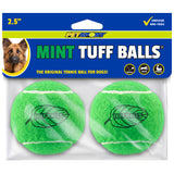 Tuff Ball Dog Tennis Ball - Mint Scented / 2.5" (2-Pack)