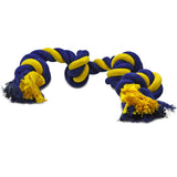 Twisted Chews Cotton Rope Dog Toy - Large 4-Knot Rope 25"