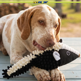 Bushy Buddies Plush Squeaky Dog Toy, 12"
