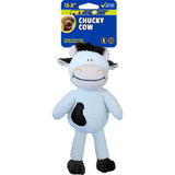 Plush Farm Animal Squeaky Dog Toy - Chucky Cow 13.5"
