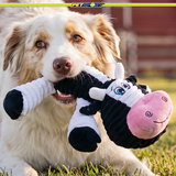 Farm Critter Plush Squeaky Dog Toy, 11"