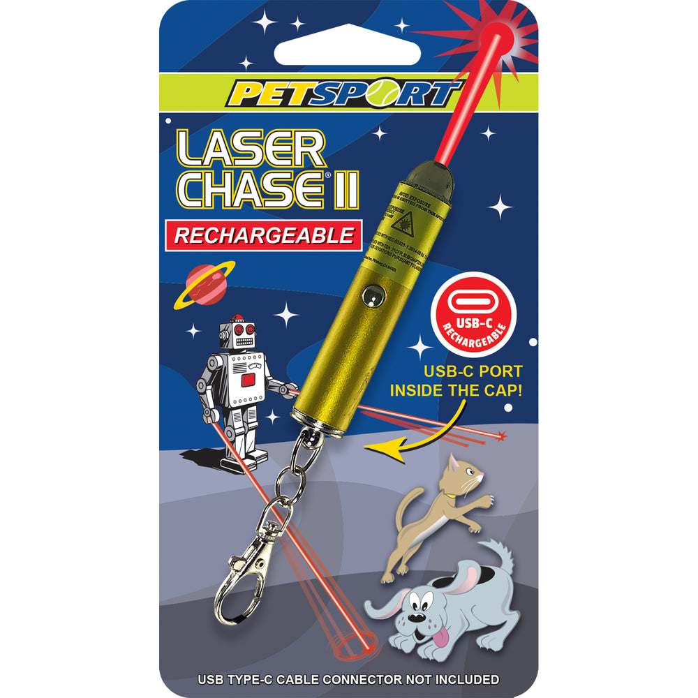 Laser Chase Rechargeable Laser Pointer Pet Toy - Laser Chase II