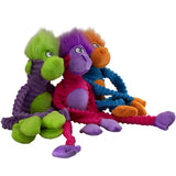 Momo Monkey Plush Squeaky Dog Toy - 14" with Tug Arms