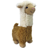 Plush Farm Animal Squeaky Dog Toy - Dolly Llama 9.5"