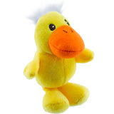 Tiny Tots Small Plush Squeaky Dog Toy - Darla Duck