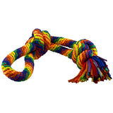 Kaleidoscope Rope Dog Toy - XL Knot Tug 22"