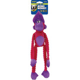 Momo Monkey Plush Squeaky Dog Toy - 14" with Tug Arms