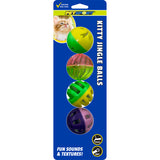 Kitty Balls Cat Toy, 4-Pack - Kitty Jingle Balls