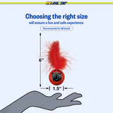 Kitty Freak Ladybug Cat Toy size guide