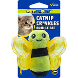 Catnip Crinkles Cat Toy - Bumble Bee