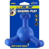 Quadra Play Treat Dispensing Dog Toy - Large 7"