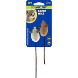 Cat Toy Mice - Earth Mice (2-Pack, Catnip)