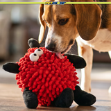 Mop Monster Plush Squeaky Dog Toy, 9"
