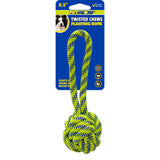 Twisted Chews Floating Rope Dog Toy - Monkey Fist 8.5"