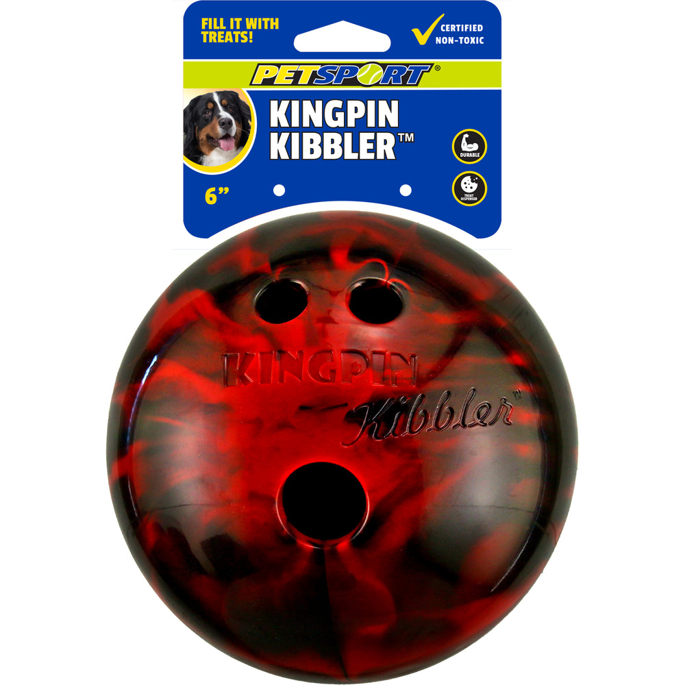 Kingpin Kibbler Treat Dispensing Dog Toy, 6"