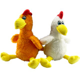 Plush Farm Animal Squeaky Dog Toy - Rodney Rooster 11"