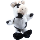Tiny Tots Small Plush Squeaky Dog Toy - Cash Cow