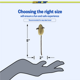 Cat Toy Mice size guide - Earth Mice (2-Pack, Catnip)