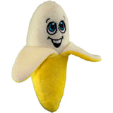 Tiny Tots Small Plush Squeaky Dog Toy - Banana