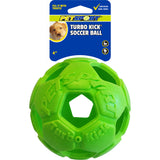 Turbo Kick Soccer Ball Treat Dispensing Dog Toy - 4"