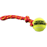 Fling Thing Cotton Rope Dog Toy with Tuff Ball - 12" Rope with 2.5" Ball