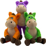 Plush Farm Animal Squeaky Dog Toy - Billy Bronco 12"
