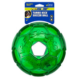 Turbo Kick Soccer Ball Treat Dispensing Dog Toy - 6"