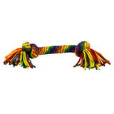 Kaleidoscope Rope Dog Toy - Large 2-Knot Rope 15"