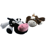 Farm Critter Plush Squeaky Dog Toy, 11"