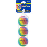 Squeaky Dog Tennis Balls - Rainbow / Jr. 1.8" (3-Pack)