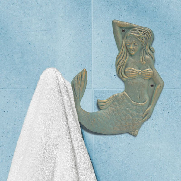 Whitehall Products Whitehall Mermaid Towel Hook (left)