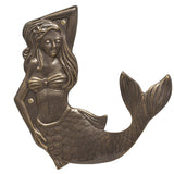 Whitehall Mermaid Towel Hook (right) - French Bronze