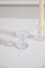 Bellamy Footed Glass Candleholder By Accent Decor