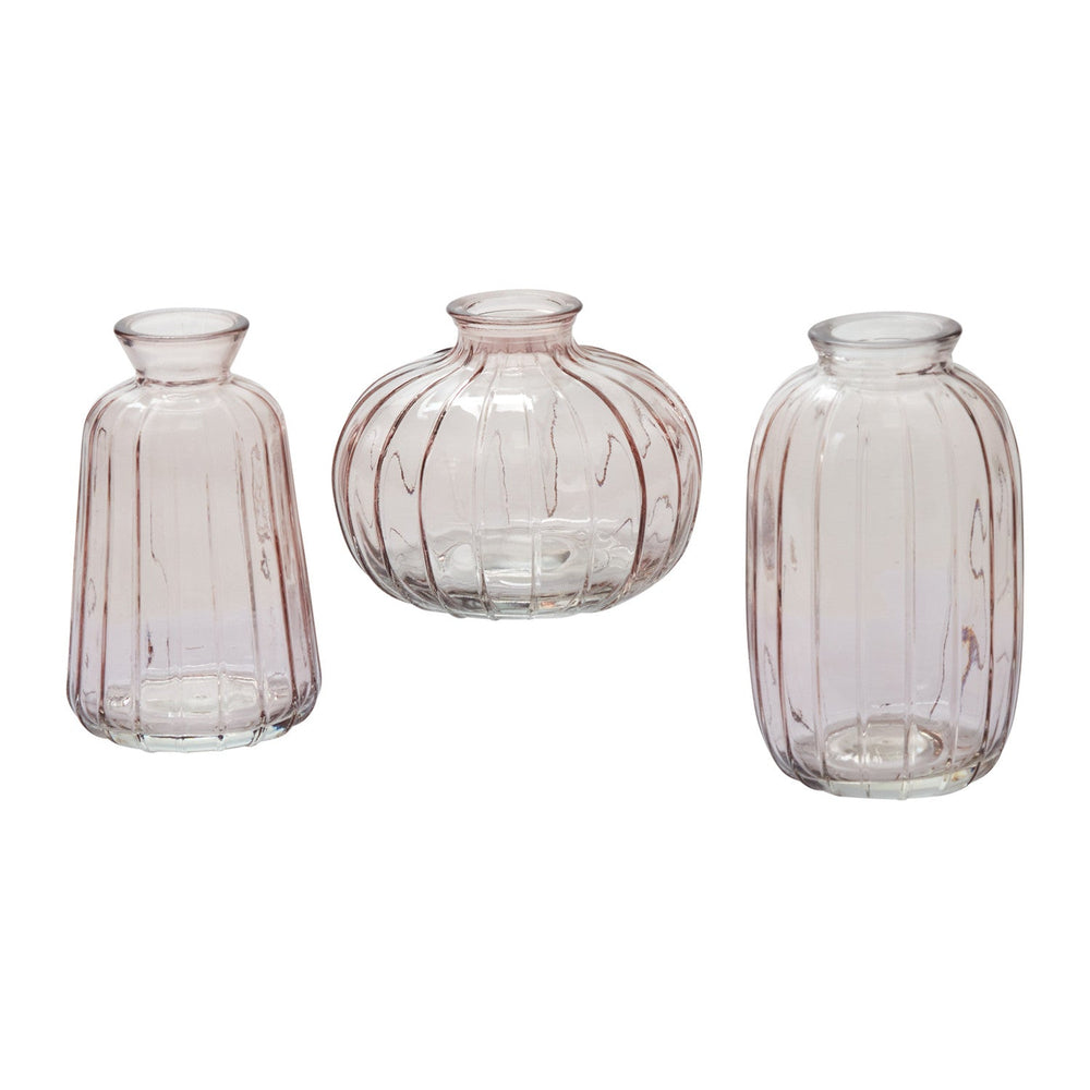 Livi Glass Bud Vases (Set of 3) By Accent Decor