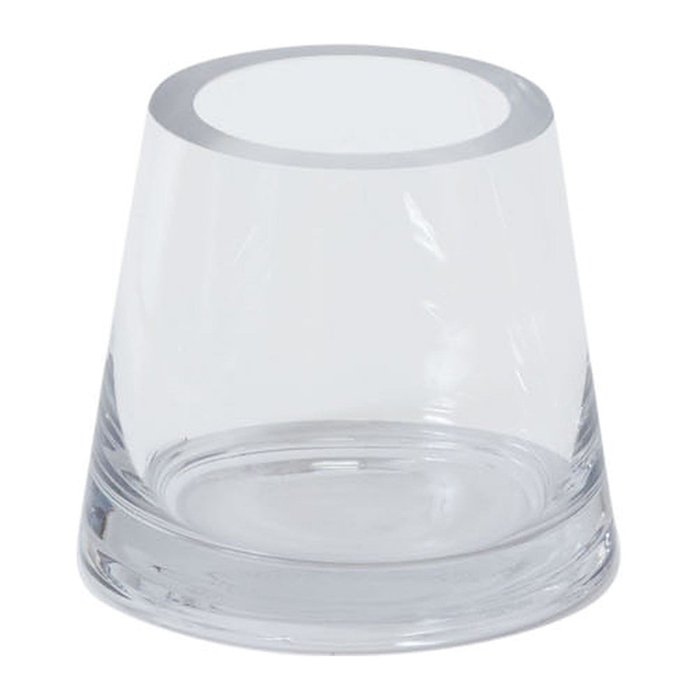 Fat Pyramid Glass Vases By Accent Decor