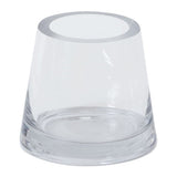 Fat Pyramid Glass Vases By Accent Decor